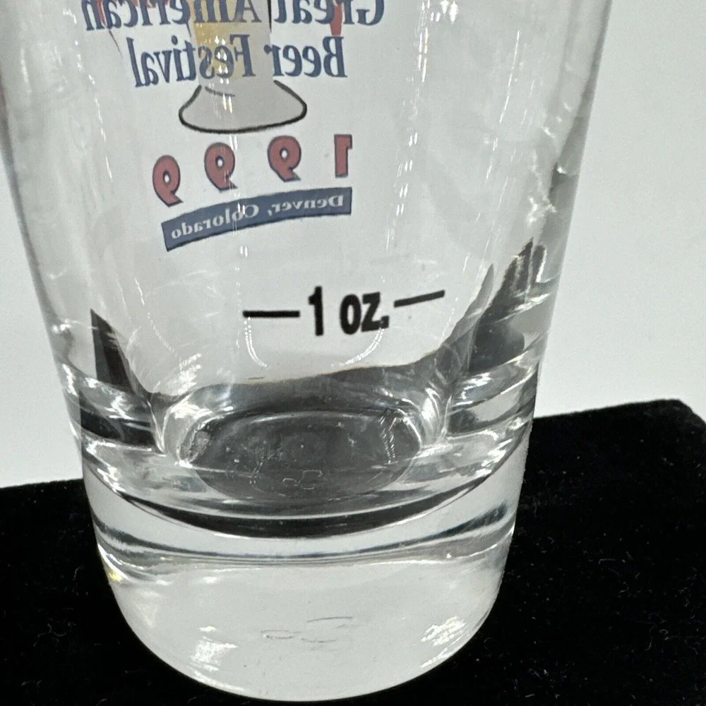 Tasting Glass 8oz‎ Great American Beer Festival GABF 1999 Denver CO Barware